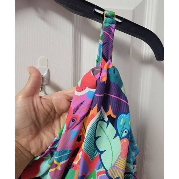 Blue Rod Beattie Make it Pop One Shoulder Swimsuit 12 - Picture 9 of 11